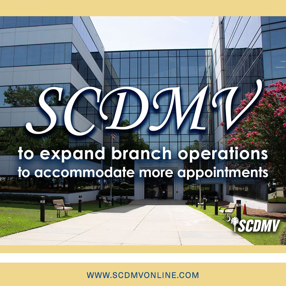 66 SC DMV Offices To Reopen Monday May 4 WestMetroNews
