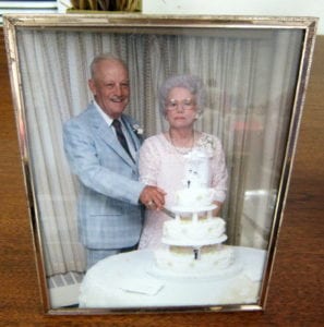 A photo of Earle Williams, and his late wife, Elaine. 