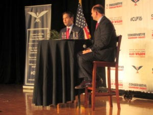 Sen. Marco Rubio with S.C.  Attorney General Alan Wilson. 