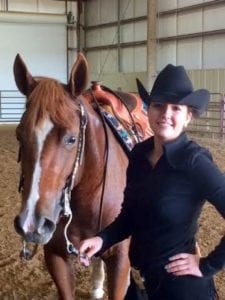 Addy Cullum after her win in national competition. She is a BCHS student. 