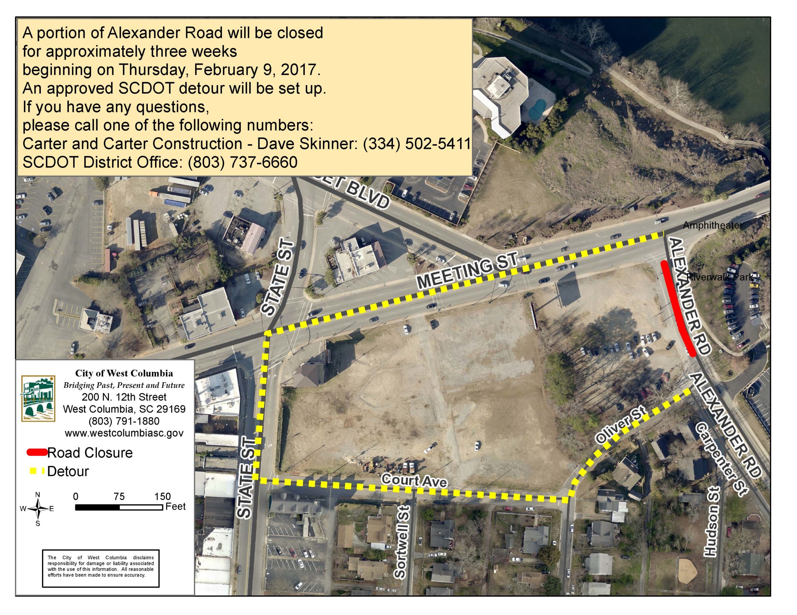 Alexander-Road-Closure