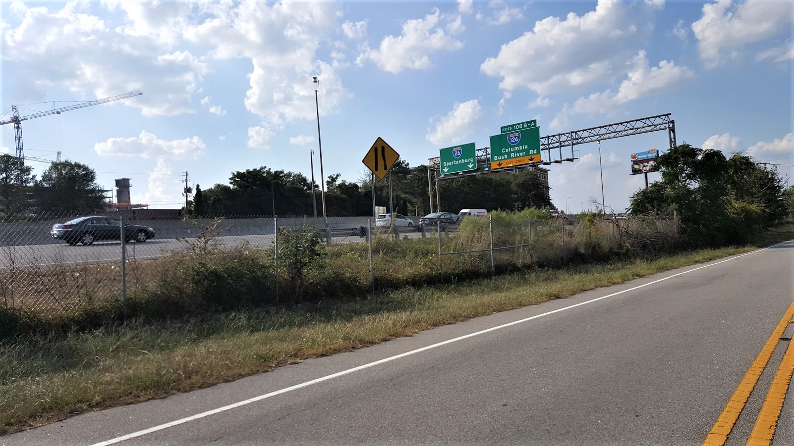 Close to area of I-26 where crossover was propose