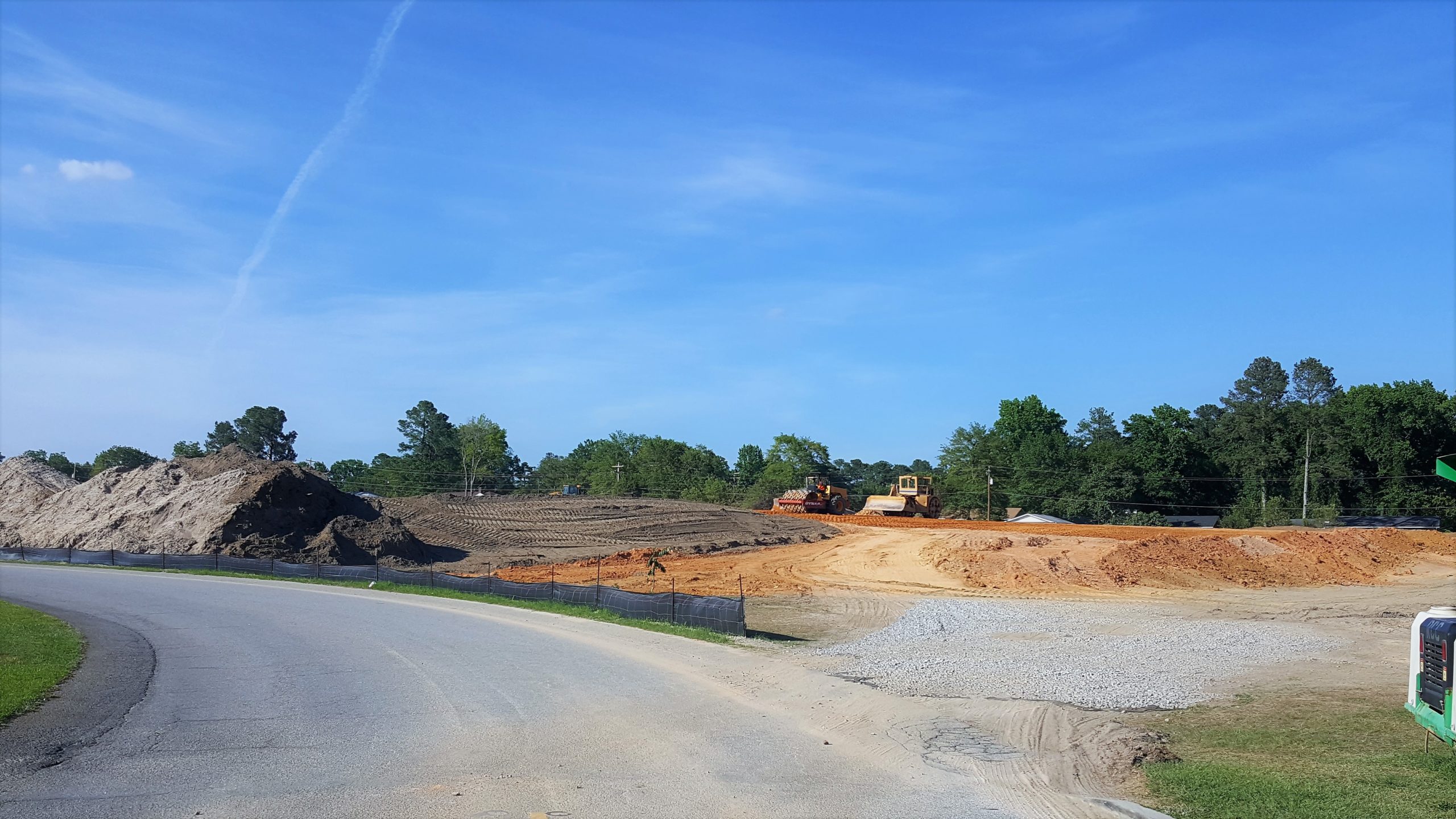 Site of new school on Cougar Drive. 