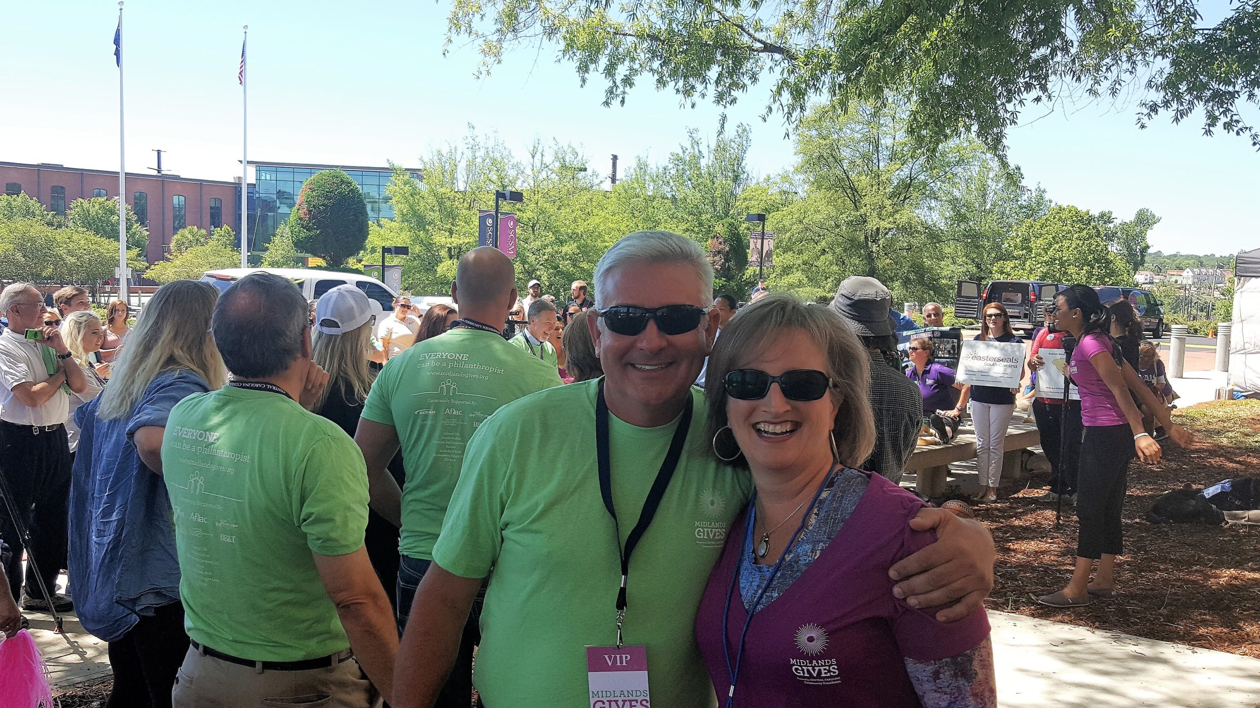 Mayor Michael Bishop, Springdale, Elise Partin Cayce.