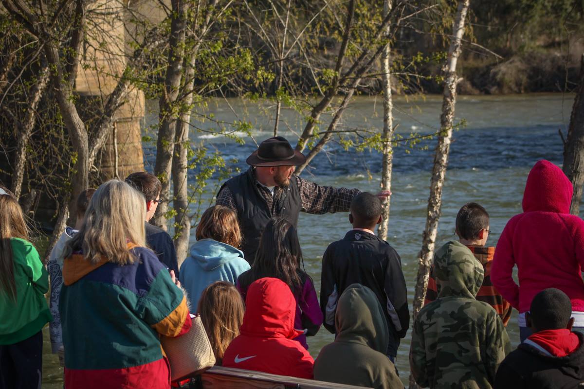 Micael Mayo of palmetto Outdoor on a tour