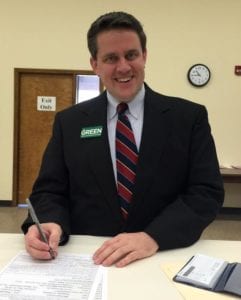 Mike Green, candidate for Register of Deeds. 