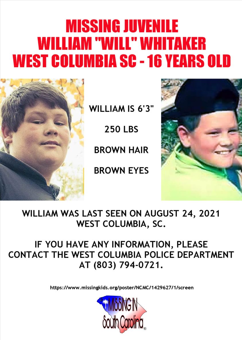 Missing teen last seen in West Columbia - WestMetroNews