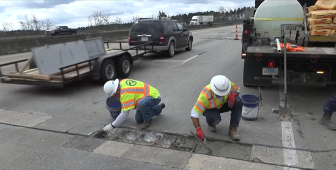 1 A pothole repair