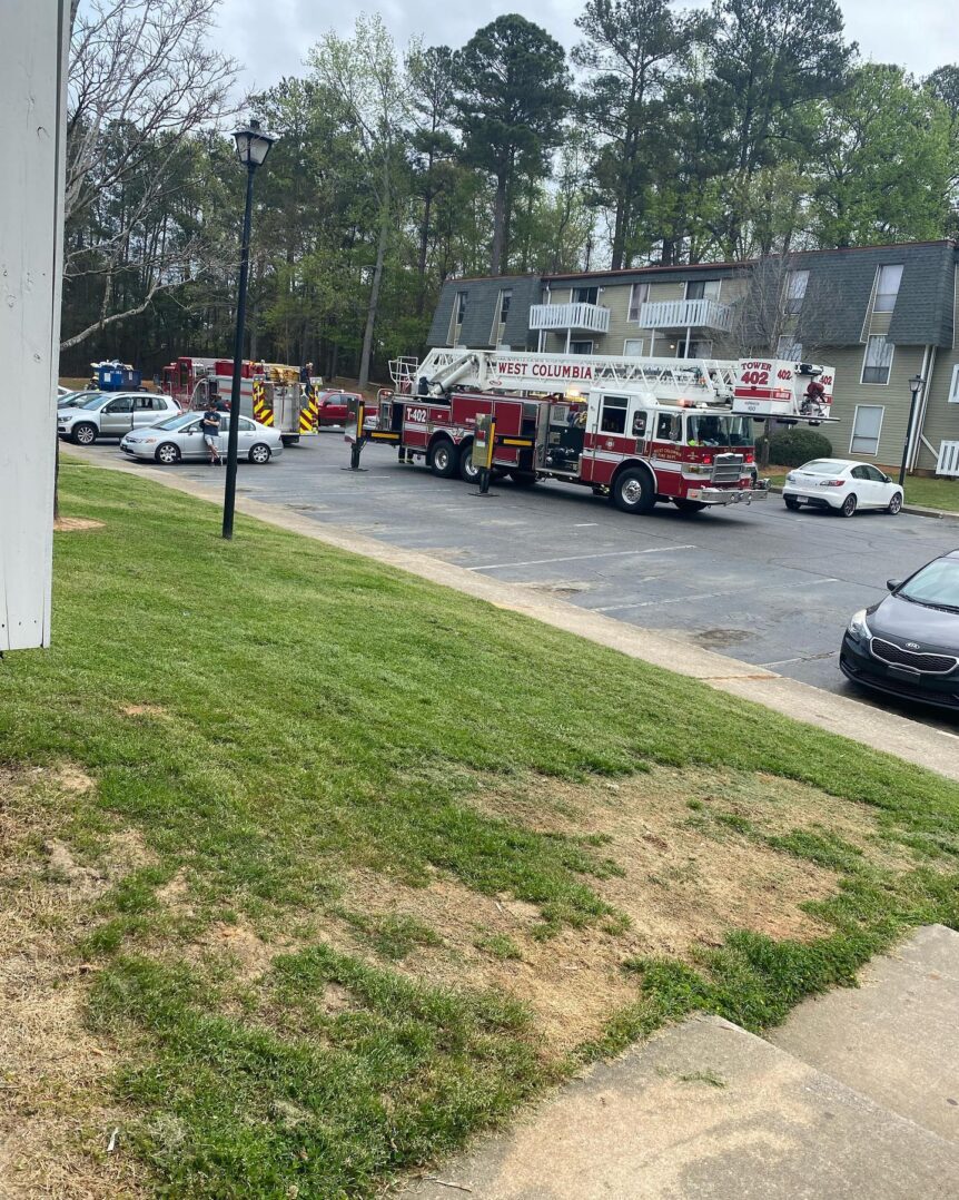 West Columbia Fire Department Responds To Apartment Fire, Wednesday ...