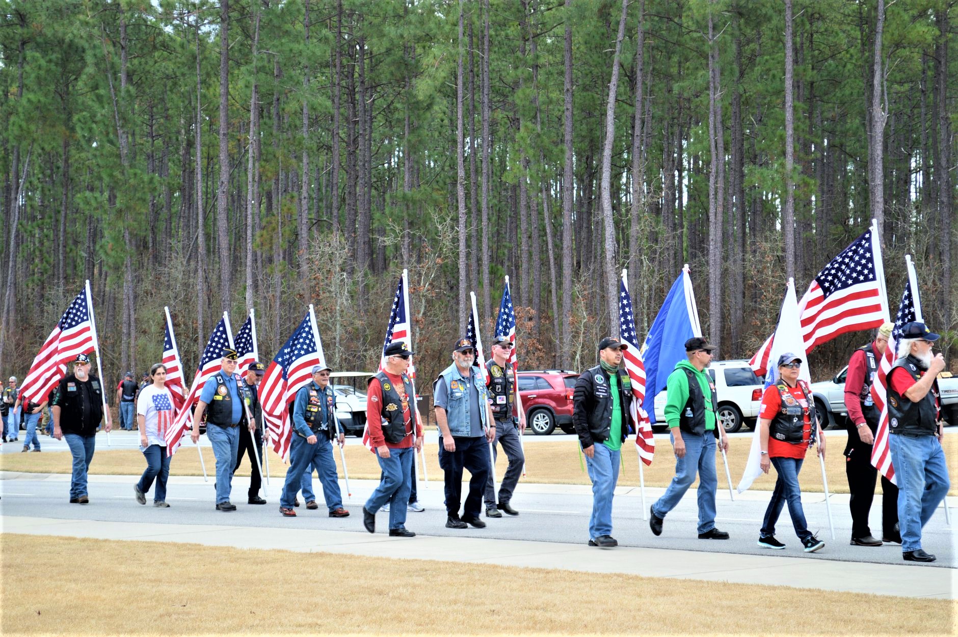 1 a vet funeral