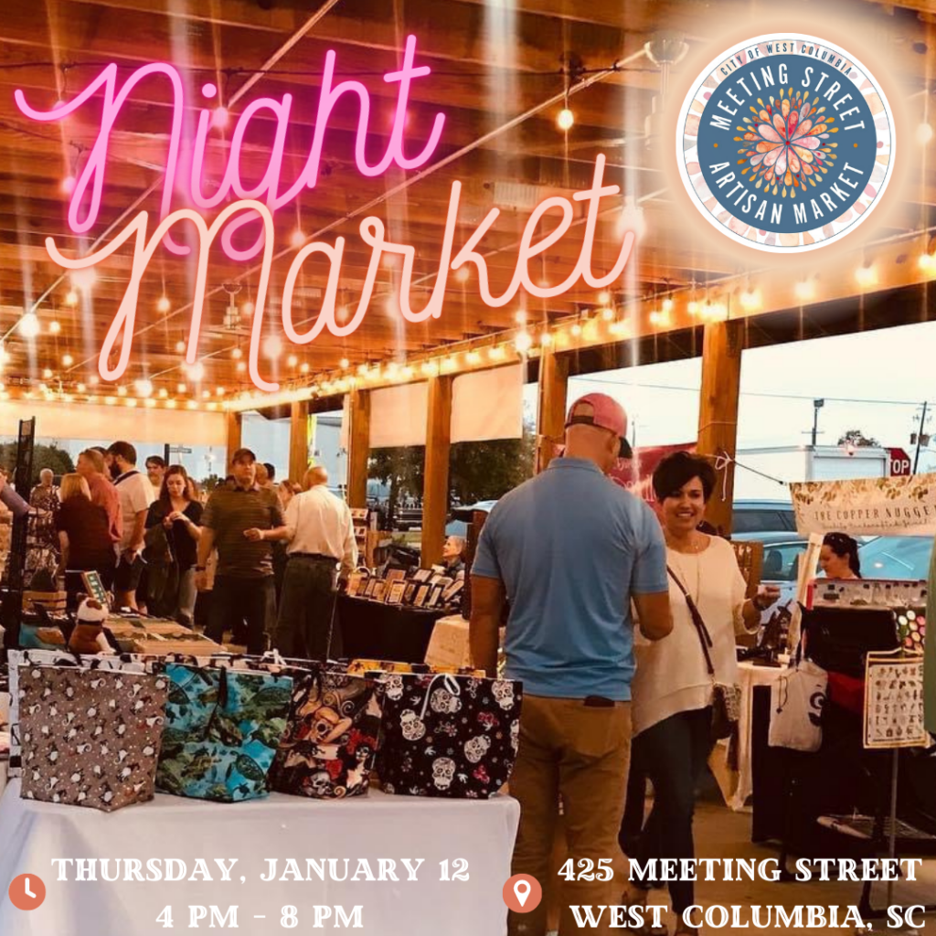 West Columbia hosting 2nd Thursday Night Meeting Street Artisan Market