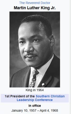 1 A MLK photo A