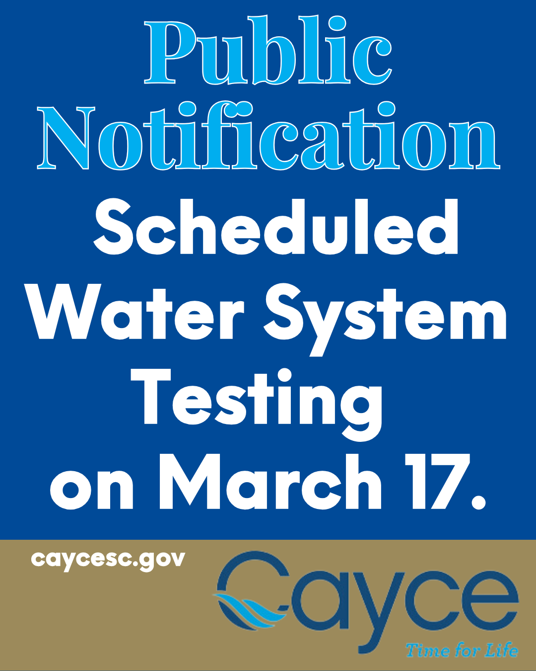 Water System Testing